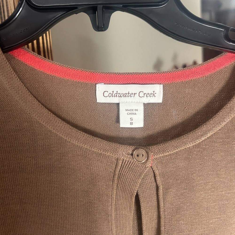 Coldwater Creek Women’s Button Up Knit Cardigan Size Small NWT $72 - Picture 3 of 7